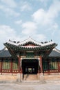 Changdeokgung Palace traditional architecture in Seoul, Korea Royalty Free Stock Photo