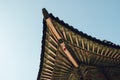 Changdeokgung Palace traditional roof in Seoul, Korea Royalty Free Stock Photo