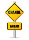 Change ahead Royalty Free Stock Photo