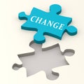 Change blue puzzle