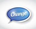 Change bubble message illustration design Royalty Free Stock Photo