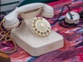 Change of communication Old telephone Royalty Free Stock Photo