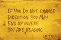 Change direction Lao Tzu