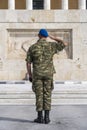 Change of Guard at the Monument of the Unknown Soldier at Syntagma Square the Greek