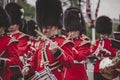 The change of guard parade in london Royalty Free Stock Photo