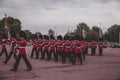 The change of guard parade in london Royalty Free Stock Photo