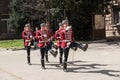 Change of guards at the office of Bulgaria's President Royalty Free Stock Photo