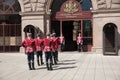Change of guards at the office of Bulgaria's President Royalty Free Stock Photo