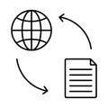 Change Half Glyph Style vector icon which can easily modify or edit