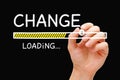 Change Management Loading Bar Concept Royalty Free Stock Photo