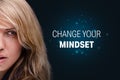Change mindset motivation concept Royalty Free Stock Photo