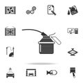 Change of oil icon. Detailed set of car repear icons. Premium quality graphic design icon. One of the collection icons for website