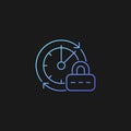 Change password gradient vector icon for dark theme