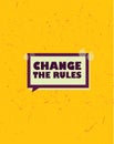 Change the rules label print card illustration