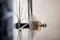 Change- Speed And Chain Of New Bicycle Royalty Free Stock Photo