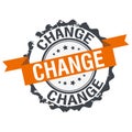 Change stamp Royalty Free Stock Photo