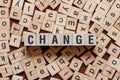 Change word concept Royalty Free Stock Photo