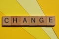 Change, banner headline with copy space Royalty Free Stock Photo