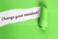 Change your mindset Royalty Free Stock Photo