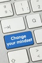 Change your mindset - Inscription on Blue Keyboard Key Royalty Free Stock Photo