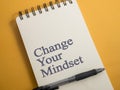 Change Your Mindset, Motivational Words Quotes Concept Royalty Free Stock Photo