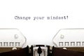 Change Your Mindset Typewriter