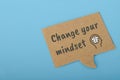 Change Your Mindset: Unlock the Power of Positive Thinking and Growth Royalty Free Stock Photo