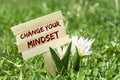 Change your mindset Royalty Free Stock Photo