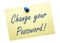 Change your password Royalty Free Stock Photo