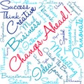 Changes Ahead Word Cloud Royalty Free Stock Photo