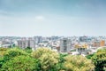 Changhua city view from Bagua Mountain Baguashan in Taiwan