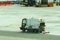 Airport Runway Cleaning Truck In Changi Airport, Singapore.