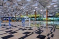 Changi Airport Terminal 3 is empty during covid-19 coronavirus outbreak