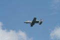 Changi, Singapore - Feb 6,2010 : USAF A-10 Thunderbolt II fighter Royalty Free Stock Photo