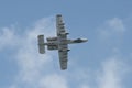 Changi, Singapore - Feb 6,2010 : USAF A-10 Thunderbolt II fighter Royalty Free Stock Photo