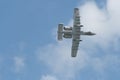 Changi, Singapore - Feb 6,2010 : USAF A-10 Thunderbolt II fighter Royalty Free Stock Photo