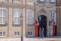 Changing of the guard at Amalienborg Palace Royalty Free Stock Photo