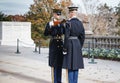 Changing of the Guard Arlington Cemetery Va Royalty Free Stock Photo