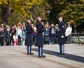 Changing of the Guard Arlington Cemetery Va Royalty Free Stock Photo