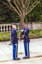 Changing the guard at Arlington Royalty Free Stock Photo