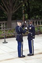 Changing the guard at Arlington Royalty Free Stock Photo