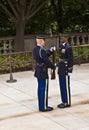 Changing the guard at Arlington Royalty Free Stock Photo