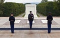 Changing the guard at Arlington Royalty Free Stock Photo