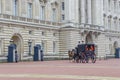 Changing of the guard in Buckingham Palace, Royalty Free Stock Photo