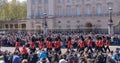 Changing the guard at Buckingham Palace, London Royalty Free Stock Photo