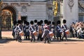 Changing the Guard, Buckingham Palace Royalty Free Stock Photo