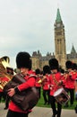 Changing of Guard - Canada Parliament Royalty Free Stock Photo
