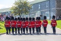 Changing of the Guard Ceremony at Citadelle in Old Quebec Royalty Free Stock Photo