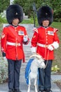 Changing of the Guard Ceremony at Citadelle in Old Quebec Royalty Free Stock Photo