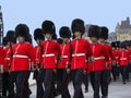 Changing of the guard ceremony in front of the Canadian Parliament building Royalty Free Stock Photo